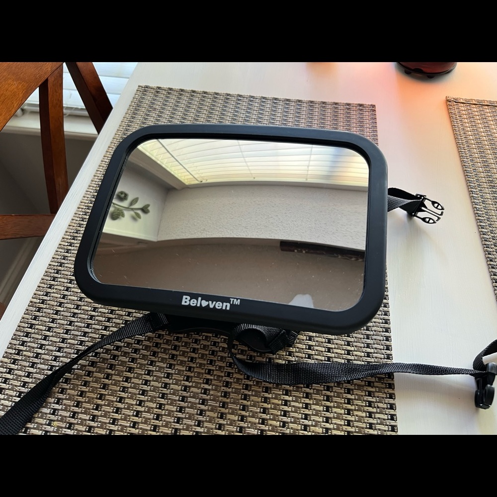 Baby Car Mirror for Back Seat, Clear Rearing Facing Mirror